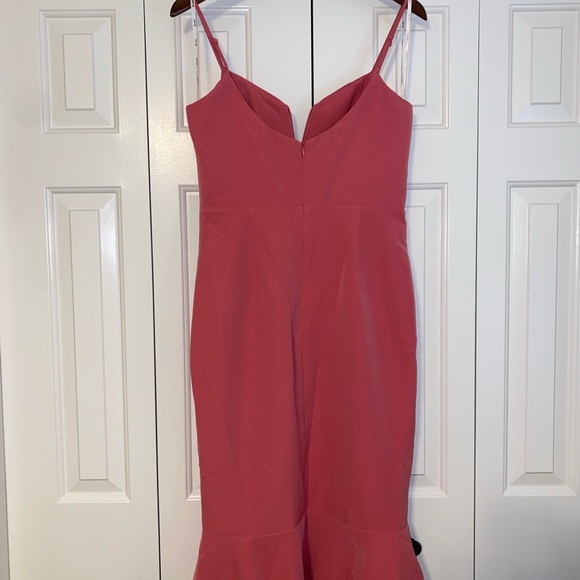 Bardot Kristen Flounce Dress in Melon - NWT - Size 8 - Medium - Picture 9 of 10